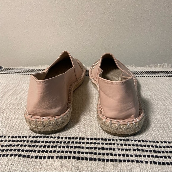 ASOS DESIGN / Pink & Rose Gold Joy Toe-Cap Espadrilles Size 10 - Picture 6 of 9